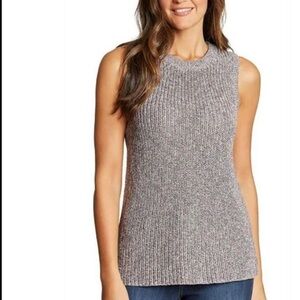 Ella Moss Sleeveless Sweater Tank XXL NWT Mood Indigo